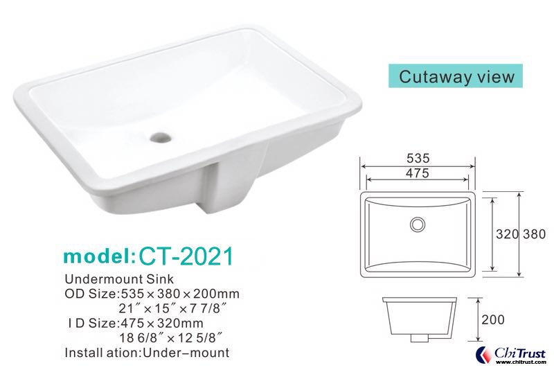 Kohler Undermount sink CT-2021